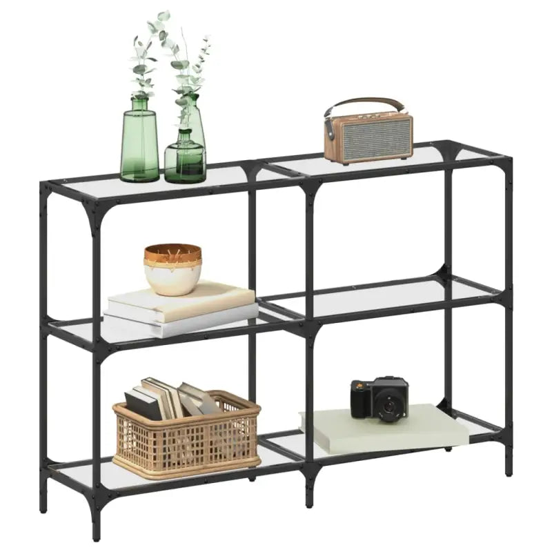 Consoletafel met glazen blad voor stijl en functionaliteit in je kamer - Consoletafels