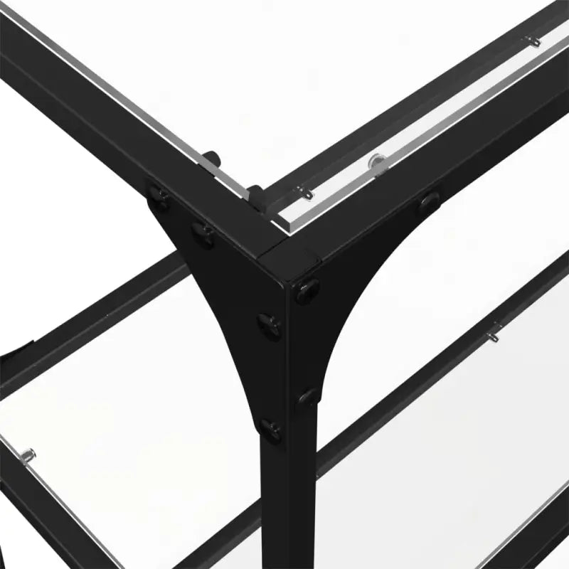 Consoletafel met glazen blad voor stijl en functionaliteit in je kamer - Consoletafels