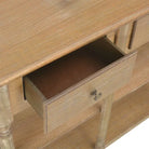 Consoletafel van bewerkt hout of massief grenenhout voor stijl en opbergruimte - Consoletafels