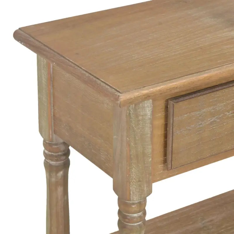 Consoletafel van bewerkt hout of massief grenenhout voor stijl en opbergruimte - Consoletafels