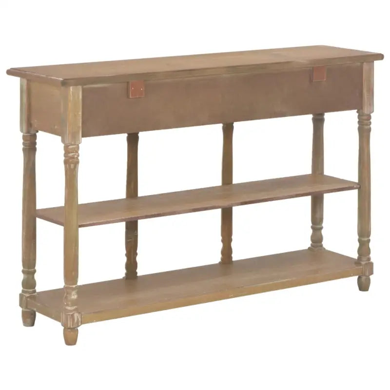 Consoletafel van bewerkt hout of massief grenenhout voor stijl en opbergruimte - Consoletafels