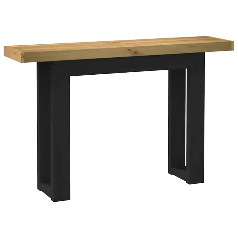Consoletafel van massief grenenhout met a-vormige poten - 1 / U-vormig - Consoletafels