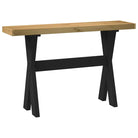 Consoletafel van massief grenenhout met a-vormige poten - 1 / X-vorm - Consoletafels
