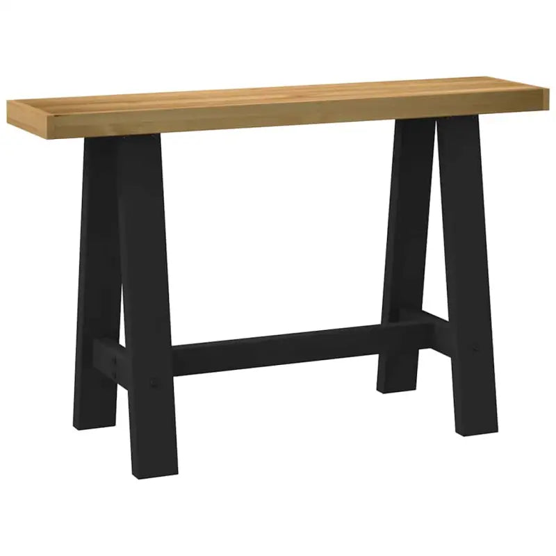 Consoletafel van massief grenenhout met a-vormige poten - Consoletafels