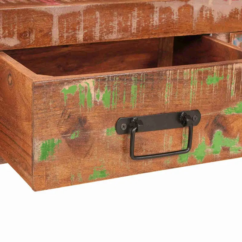 Consoletafels met gerecycled hout en metalen frame voor praktische stijl - Consoletafels