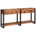 Consoletafels met gerecycled hout en metalen frame voor praktische stijl - Consoletafels