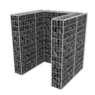 Containerberging met schanskorf ombouw in gegalvaniseerd staal - 110 x 100 x 120 cm / 1 - Containerbergingen