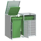 Containerberging voor een nette tuin en discreet vuilnisbakopslag - Grijs / 2 - Containerbergingen