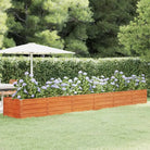 Cortenstalen plantenbak voor tuin en balkon - 480 x 80 x 45 cm / 1 - Bloempotten & plantenbakken