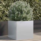 Cortenstalen plantenbakken voor tuin balkon en terras - Gegalvaniseerd staal/Grijs / 49 x 47 x 46 cm / 1 - Bloempotten