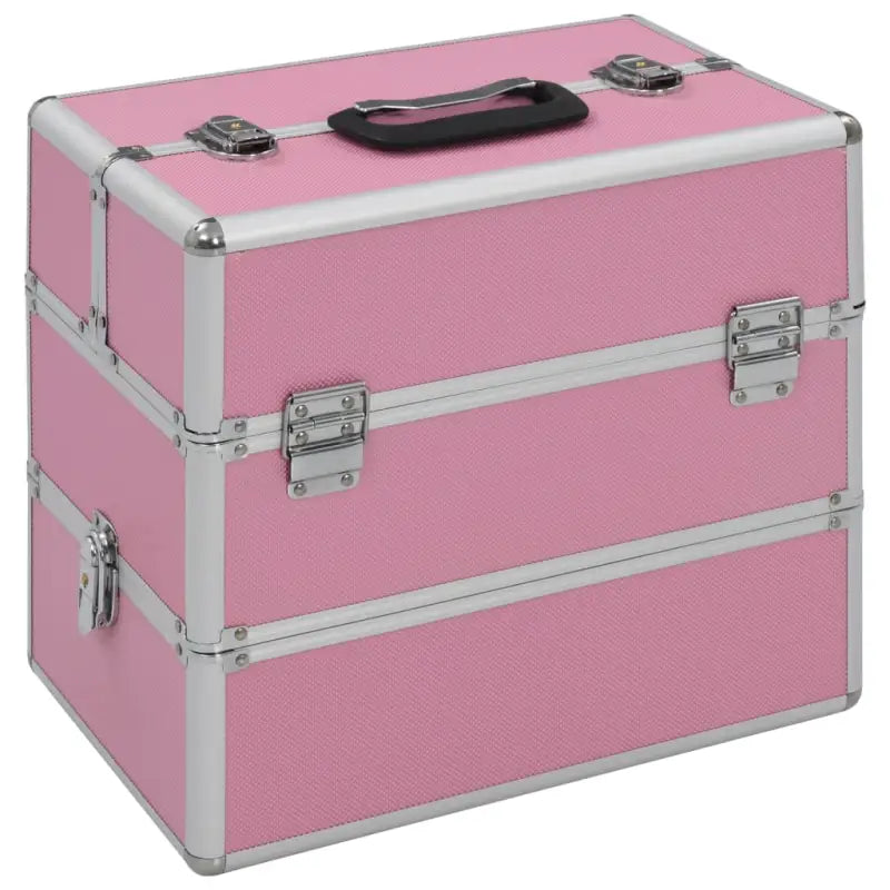 Cosmeticasoap met ABS en aluminium voor net georganiseerde make-up - Roze / 1 - Toilettassen