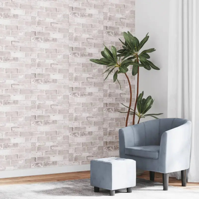 Decoratief behang om je muur te verbergen en te verfraaien - Baksteen / 1 - Behang