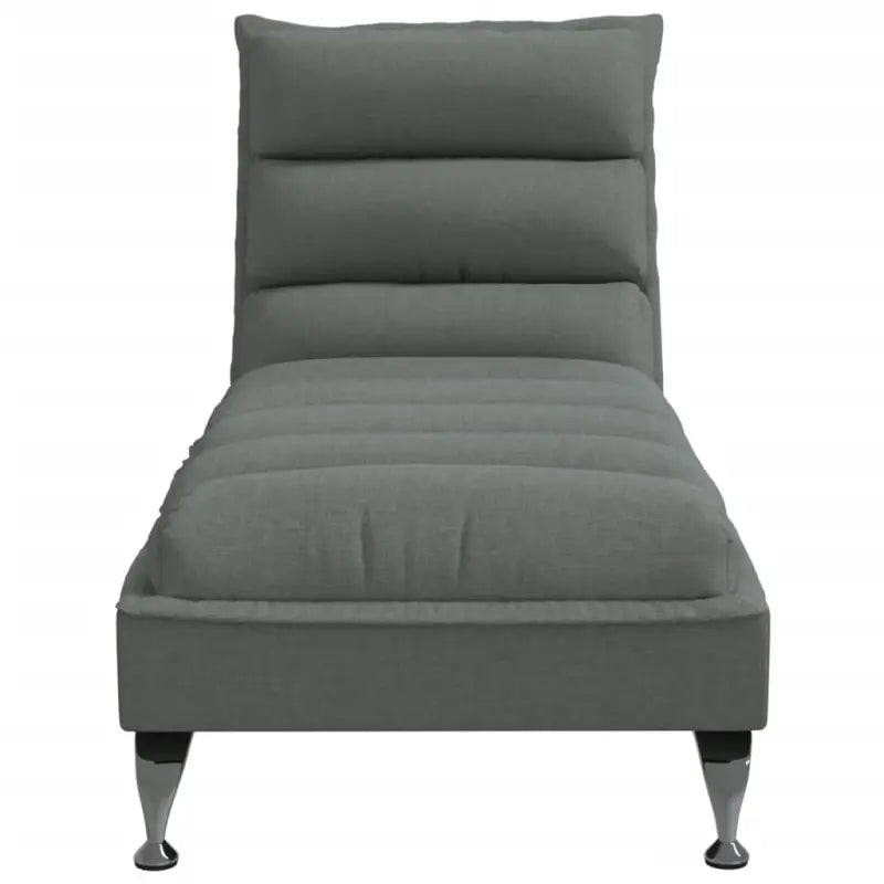 Decoratieve chaise longue met multiplex lattenbodem en duurzame stof - Chaises longues