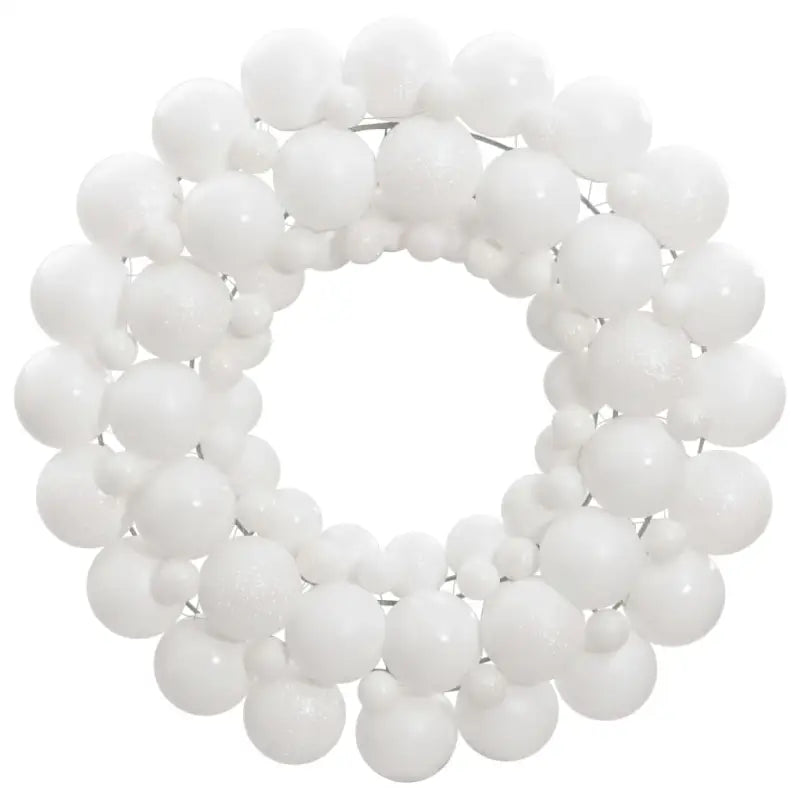 Decoratieve Kerstkrans voor een feestelijke en heldere sfeer - Wit / 1 - Decoratie voor feestdagen