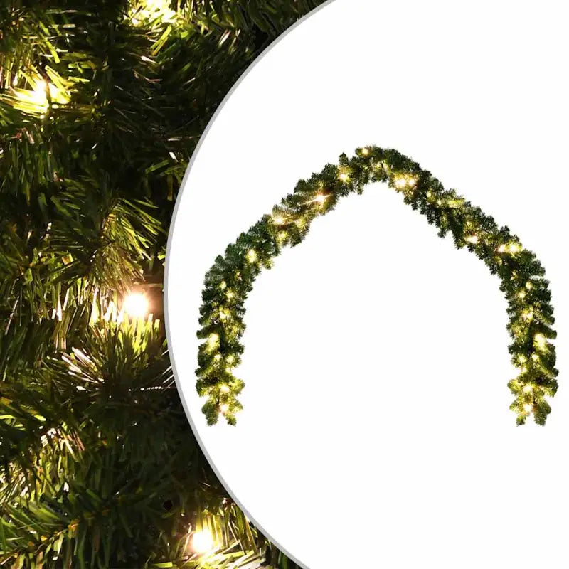 Decoratieve kerstslinger met krachtige LED’s voor feestelijke sfeer - 20 m / 1 / Met LED’s - Decoratie voor feestdagen