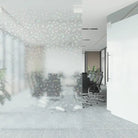 Decoratieve privacy raamfolie voor privacy en natuurlijk licht - Ruitenfolie