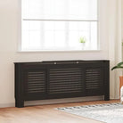 Decoratieve radiatorombouw voor meer ruimte en stijl in je woonkamer - Zwart / 205 x 20.5 x 81.5 cm / 1 - Accessoires