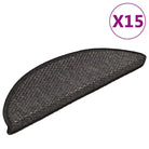 Decoratieve trapmatten voor veiligheid en bescherming - Antraciet / 56 x 17 x 3 cm / 15 - Trapmatten