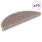 Decoratieve trapmatten voor veiligheid en bescherming - Donkerbeige / 56 x 20 cm / 15 - Trapmatten