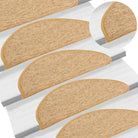Decoratieve trapmatten voor veiligheid en bescherming - Oranje / 65 x 25 cm / 15 - Trapmatten