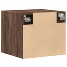 Decoratieve wandkast van bewerkt hout met duurzame en stabiele afwerking - Dressoirs & buffetkasten