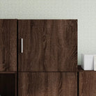 Decoratieve wandkast van bewerkt hout met duurzame en stabiele afwerking - Dressoirs & buffetkasten