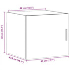 Decoratieve wandkast van bewerkt hout met duurzame en stabiele afwerking - Dressoirs & buffetkasten
