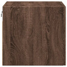 Decoratieve wandkast van bewerkt hout met duurzame en stabiele afwerking - Dressoirs & buffetkasten
