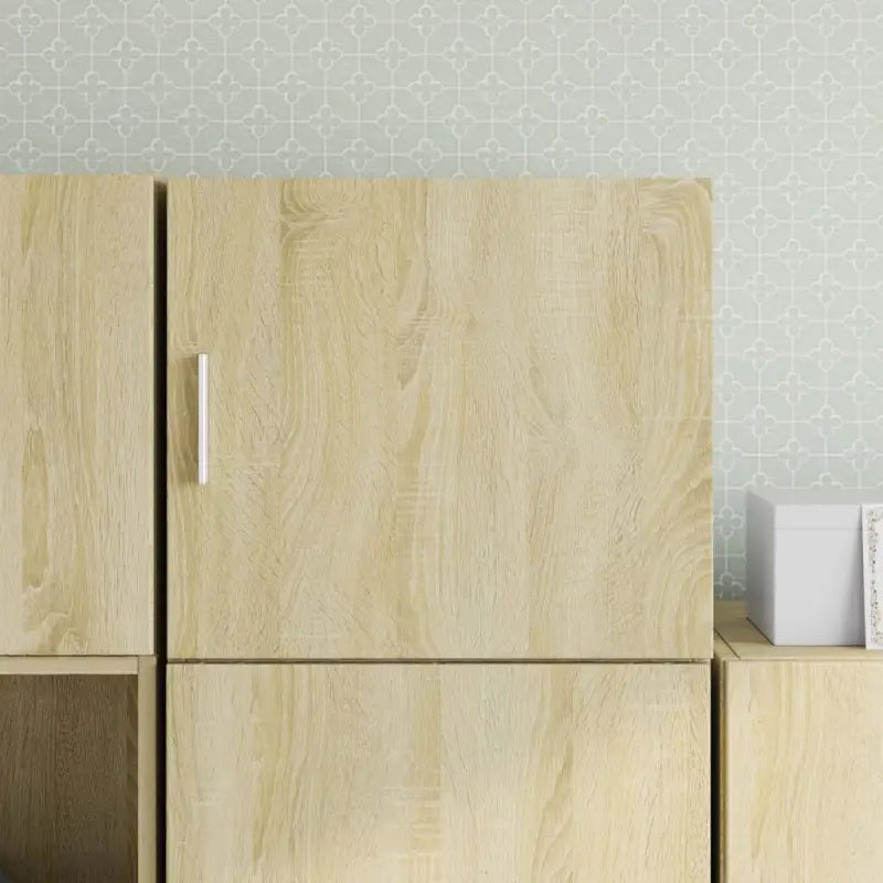 Decoratieve wandkast van bewerkt hout met duurzame en stabiele afwerking - Sonoma eiken / 1 - Dressoirs & buffetkasten