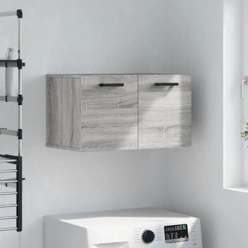 Decoratieve wandkast van bewerkt hout voor binnen en opbergruimte - Grijs sonoma / 60 x 36.5 x 35 cm / 1 - Opbergkasten