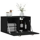 Decoratieve wandkast van bewerkt hout voor in je interieur - Opbergkasten & lockerkasten