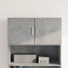 Decoratieve wandkast van bewerkt hout voor in je interieur - Betongrijs / 1 - Dressoirs & buffetkasten