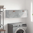 Decoratieve wandkast van bewerkt hout voor in je interieur - Betongrijs / 100 x 36.5 x 35 cm / 1 - Opbergkasten &