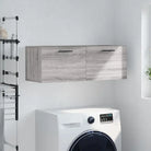 Decoratieve wandkast van bewerkt hout voor in je interieur - Grijs sonoma / 100 x 36.5 x 35 cm / 1 - Opbergkasten &