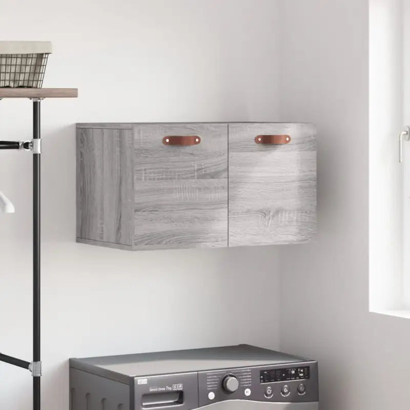 Decoratieve wandkast van bewerkt hout voor in je interieur - Grijs sonoma / 60 x 36.5 x 35 cm / 1 - Opbergkasten &