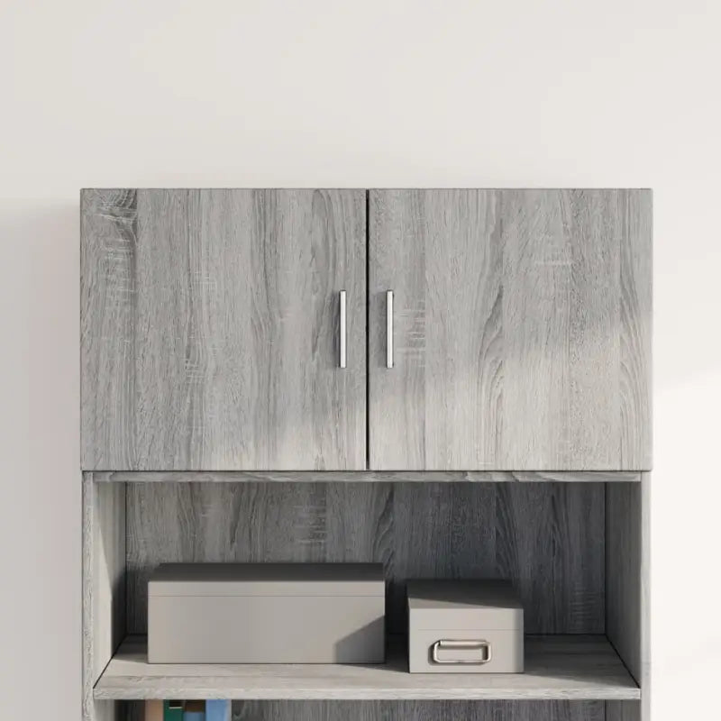 Decoratieve wandkast van bewerkt hout voor in je interieur - Grijs sonoma / 1 - Dressoirs & buffetkasten