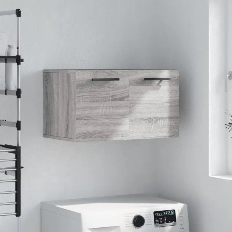 Decoratieve wandkast van bewerkt hout voor in je interieur - Grijs sonoma / 60 x 36.5 x 35 cm / 1 - Opbergkasten &