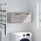 Decoratieve wandkast van bewerkt hout voor in je interieur - Grijs sonoma / 80 x 36.5 x 35 cm / 1 - Opbergkasten &