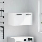 Decoratieve wandkast van bewerkt hout voor in je interieur - Wit / 60 x 36.5 x 35 cm / 1 - Opbergkasten & lockerkasten