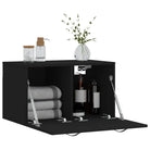 Decoratieve wandkast van bewerkt hout voor interieur en opslag - Opbergkasten & lockerkasten