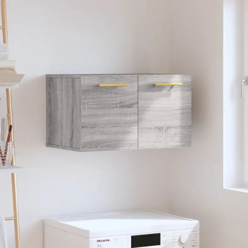 Decoratieve wandkast van bewerkt hout voor interieur en opslag - Grijs sonoma / 60 x 36.5 x 35 cm / 1 - Opbergkasten &