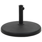 Decoratieve weerbestendige parasolvoet met vergrendelingsbout - 19 kg / Rond - Parasolvoeten