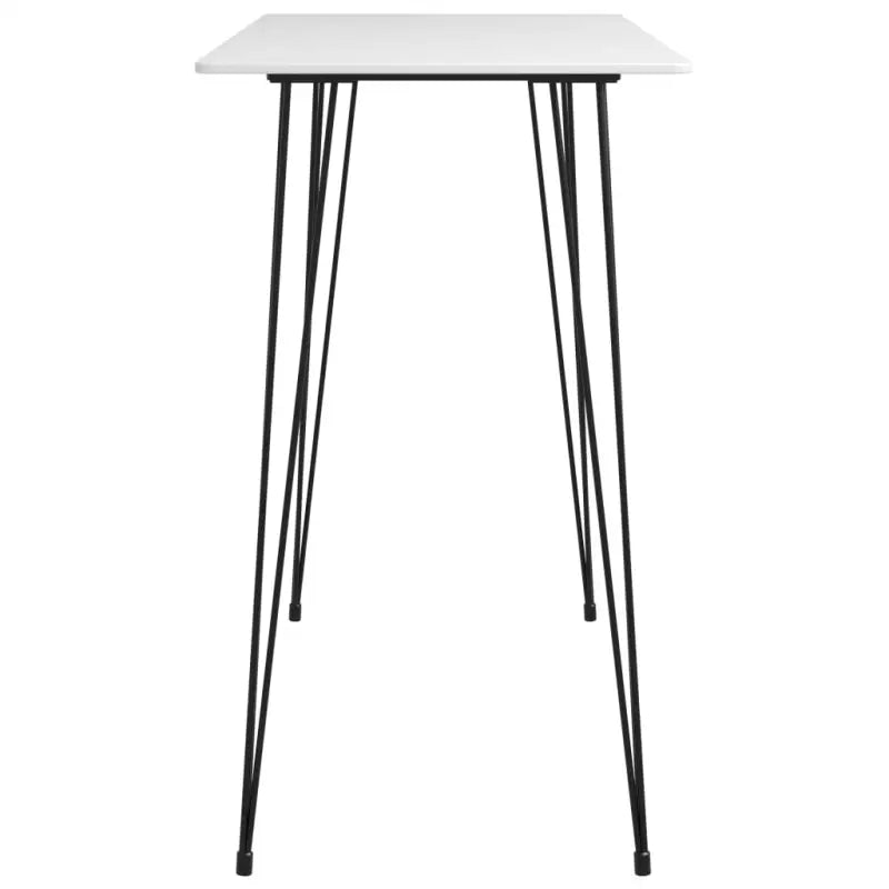 Design eettafel met MDF blad en metalen poten voor in huis - Eettafels