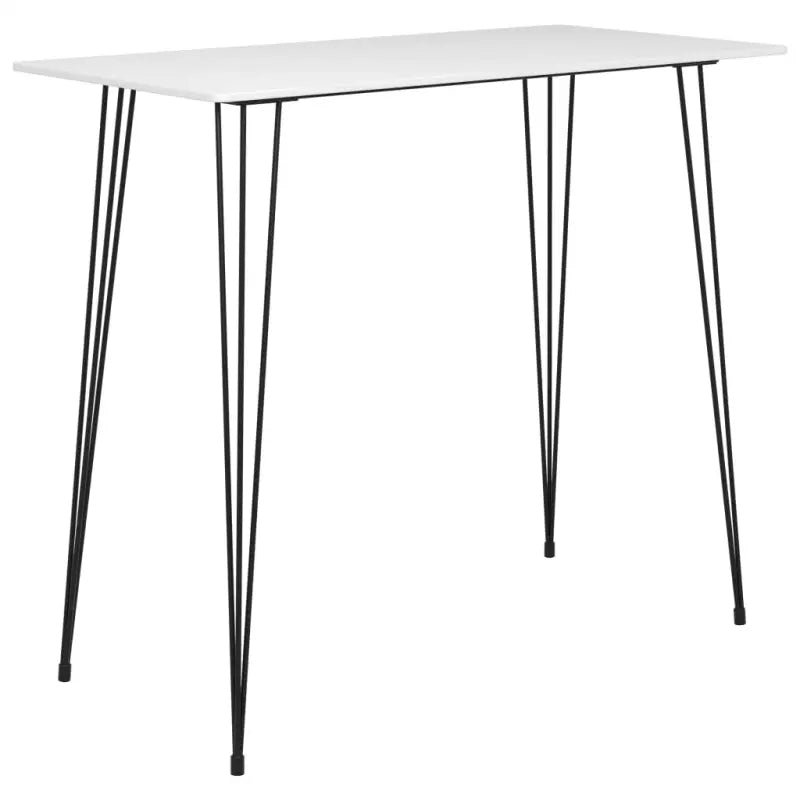 Design eettafel met MDF blad en metalen poten voor in huis - Wit / 1 - Eettafels