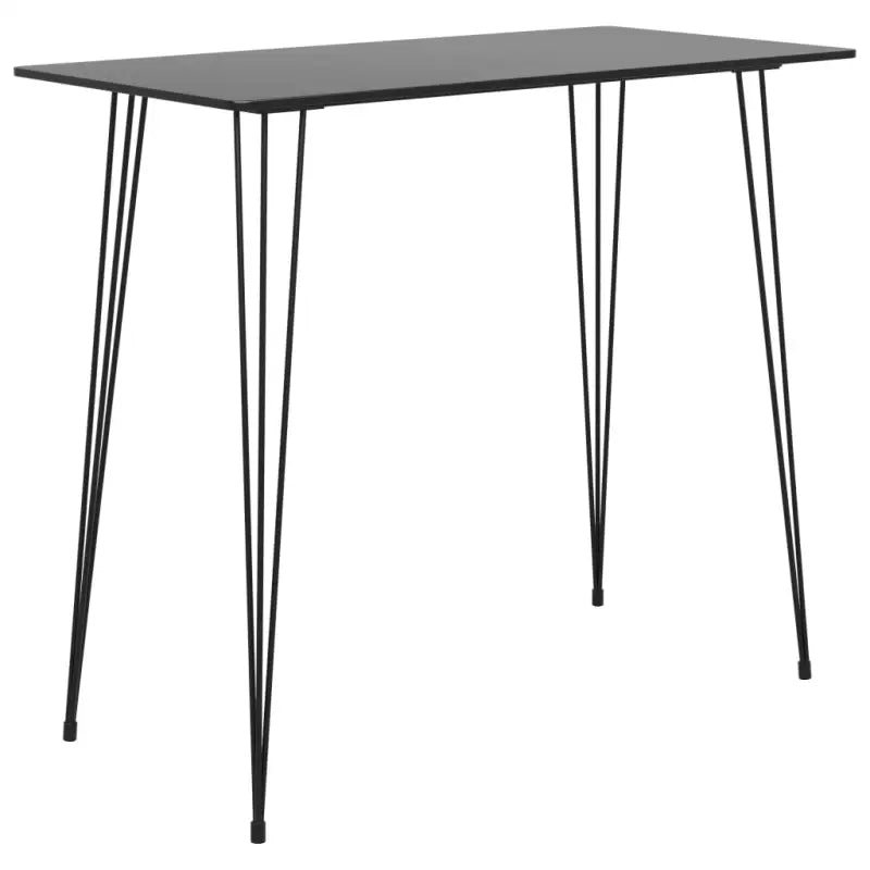 Design eettafel met MDF blad en metalen poten voor in huis - Zwart / 1 - Eettafels