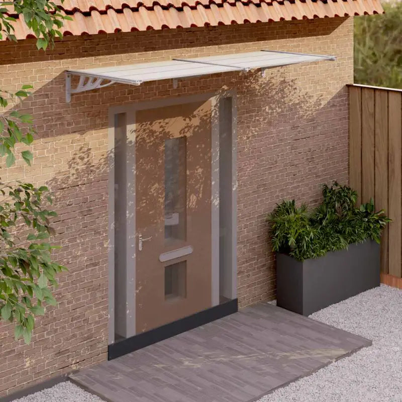 Deur luifel met eenvoudige installatie voor weerbestendig protection - 239 x 90 cm / 1 - Zonwering