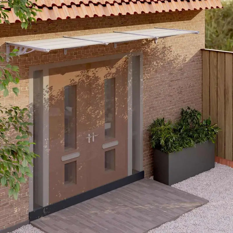 Deur luifel met eenvoudige installatie voor weerbestendig protection - 358.5 x 90 cm / 1 - Zonwering