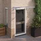 Deur luifel met eenvoudige installatie voor weerbestendig protection - 122 x 90 cm / 1 - Zonwering