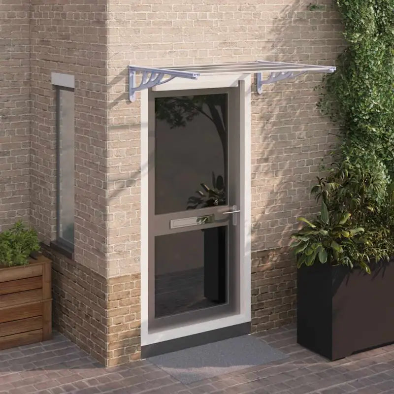 Deur luifel met eenvoudige installatie voor weerbestendig protection - 122 x 90 cm / 1 - Zonwering