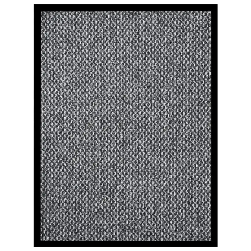 Deurmat met lussenpool oppervlak voor het vlekvrij houden van je huis - Grijs / 60 x 80 cm / 1 - Deurmatten
